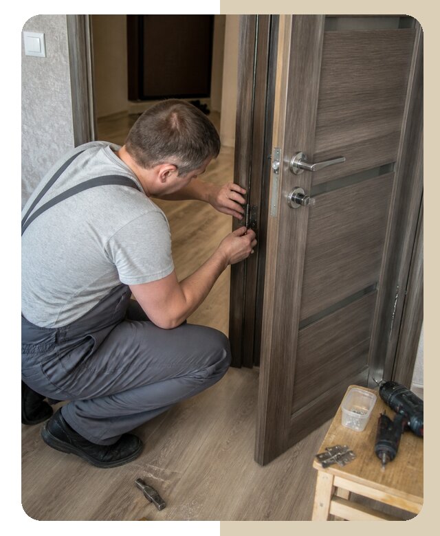 Замена дверных петель в Карабулаке по цене от 2582 р. | Дверной